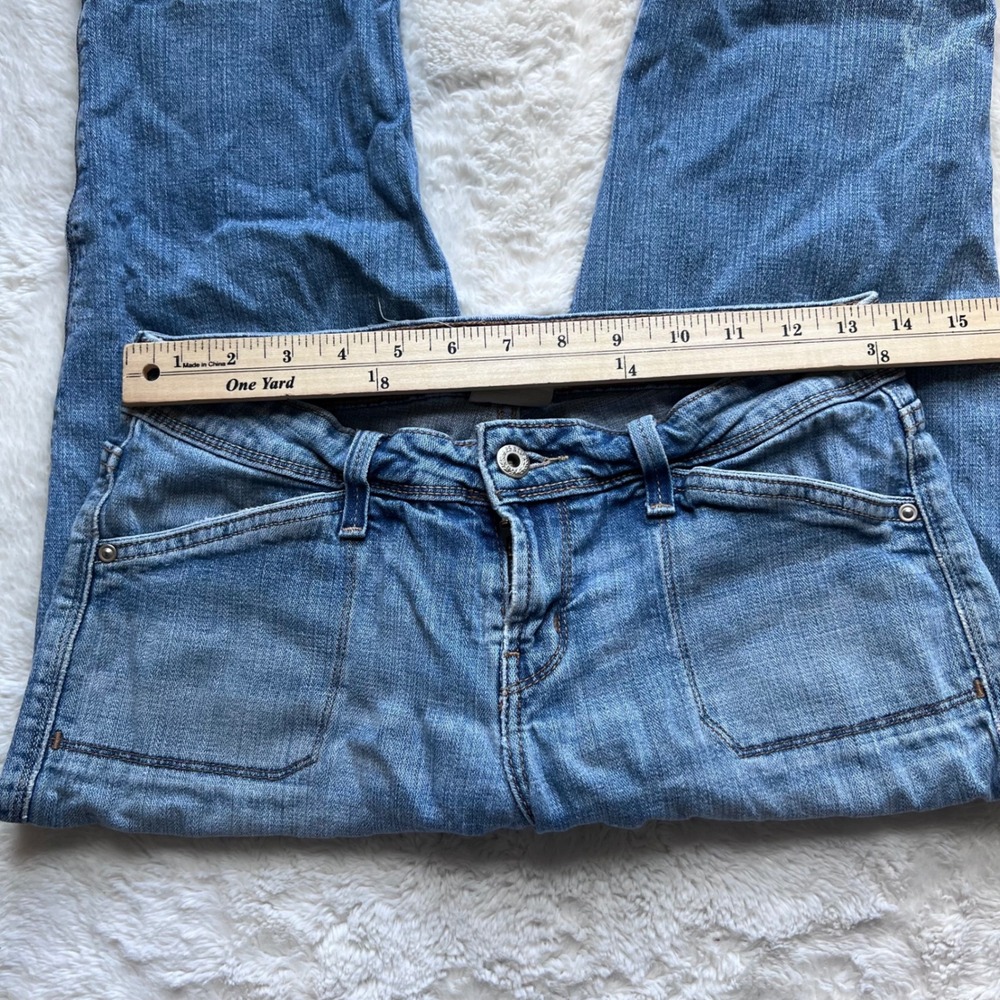 Levis Original Jenn Womens Light Wash Cropped Straight Leg Capri Jeans Size 4